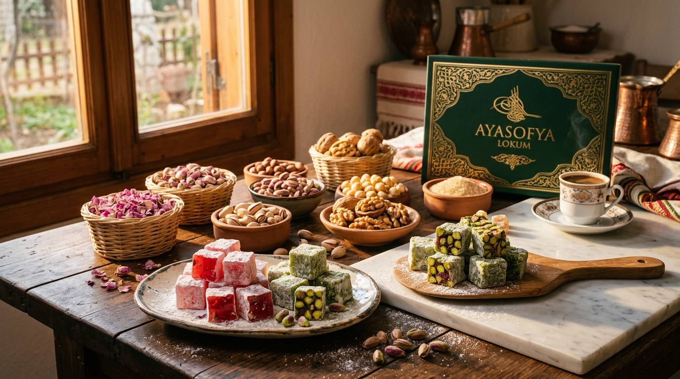 World Food Day October 16 farm to table sustainable production with Isparta rose Gaziantep pistachio and artisanal Ayasofya Turkish delight